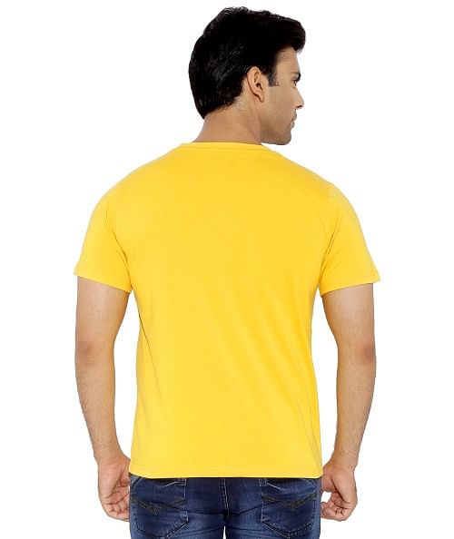 Yellow Round Neck T-shirt
